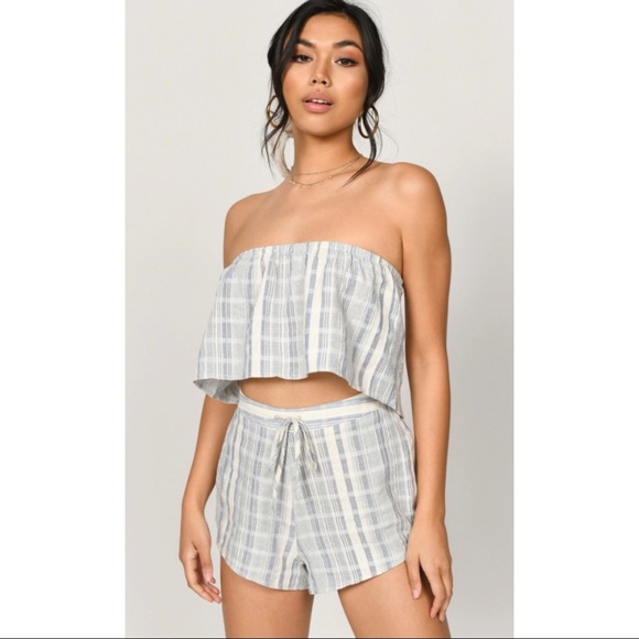 NWT Tobi ‘Fly Away Blue’ Striped Set - Picture 2 of 5